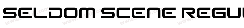 Seldom Scene Regular字体转换